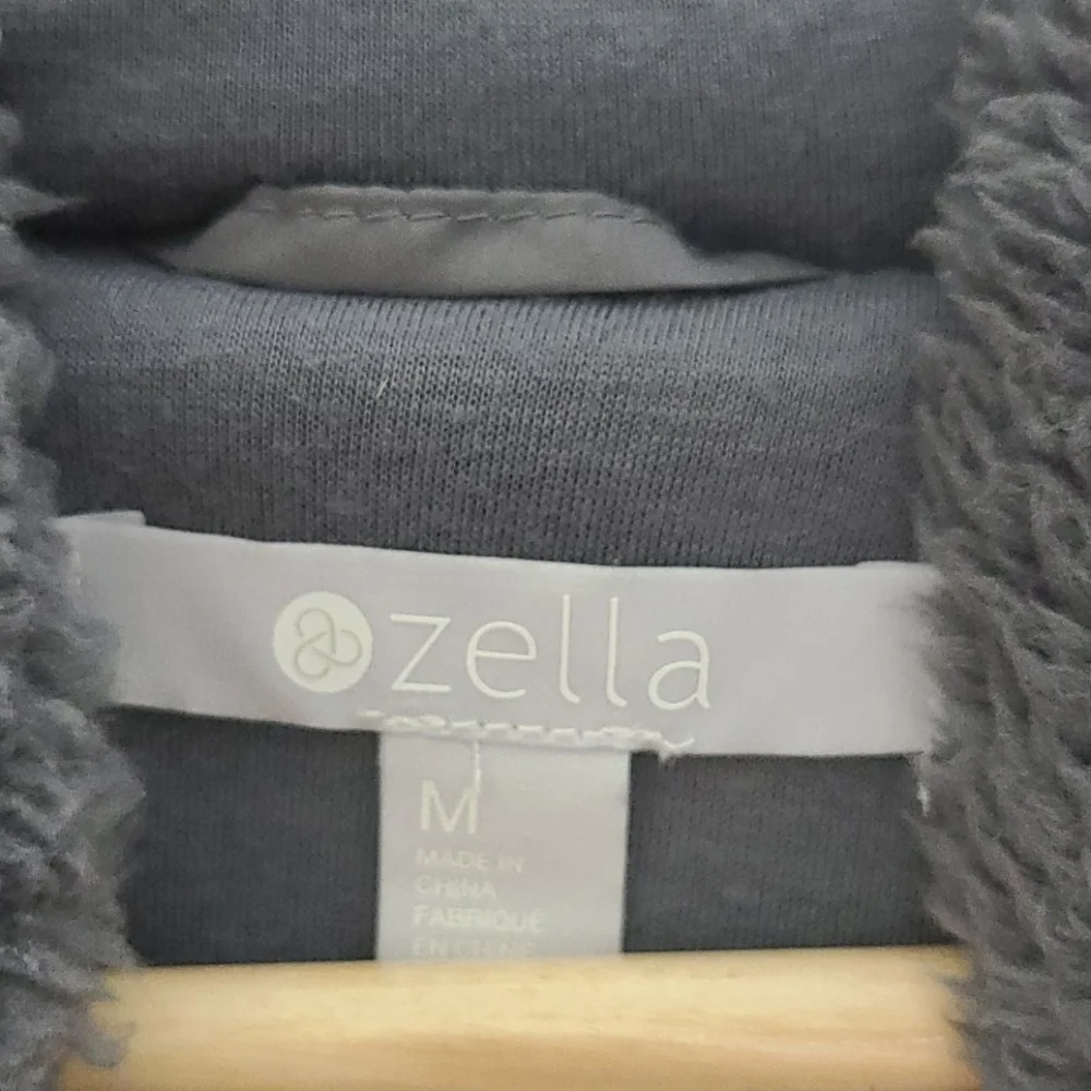 NWT Zella Faux‎ Shearling Bomber Jacket Medium